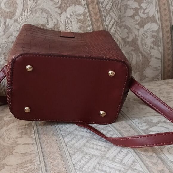 Brown Leather Crossbody Bag, Handbag, Purse, Shoulder Bag, Tote - Picture 11 of 14